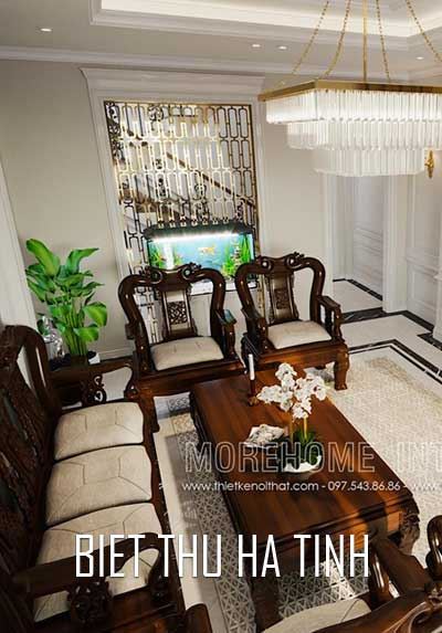 Thiết kế nội thất biệt thự phố tại Hà Tĩnh đẳng cấp