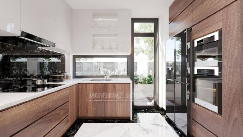 Là một người phụ nữ trong gia đình việc có một mẫu tủ bếp hoàn hảo vừa đáp ứng mọi chức năng vừa đem lại niềm vui thú là điều vô cùng cần thiết. Với sự {thiết yếu cũng như phát triển mạnh mẽ vật liệu nội thất, tính thẩm mỹ ngày càng khắt khe, bạn có thể nhanh chóng sở hữu ý tưởng thiết kế nội thất phòng bếp tuyệt đẹp cho mình như trong ý tưởng thiết kế nội thất phòng bếp tại biệt thự Vinhomes Imperia Hải Phòng. Thiết kế nội thất