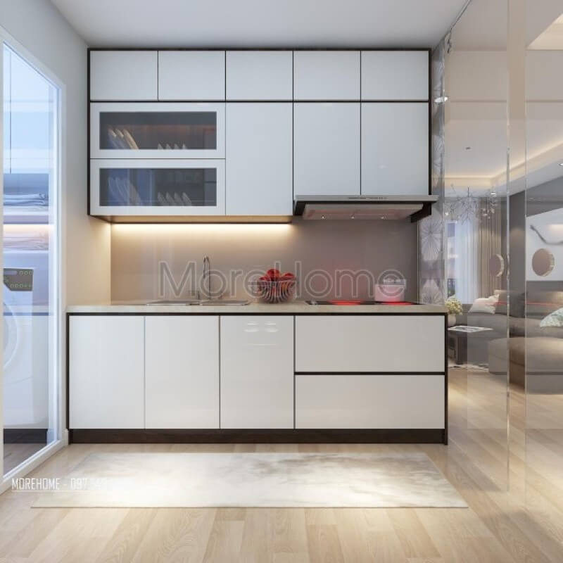 thiết kế nội thất phòng bếp đẹp tại Lào Cai