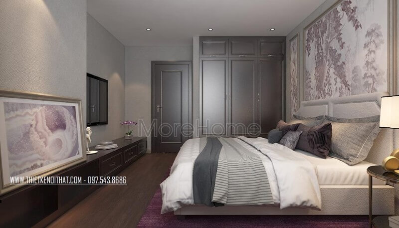 Thiết kế nội thất phòng ngủ hiện đại, đơn giản tại HCM